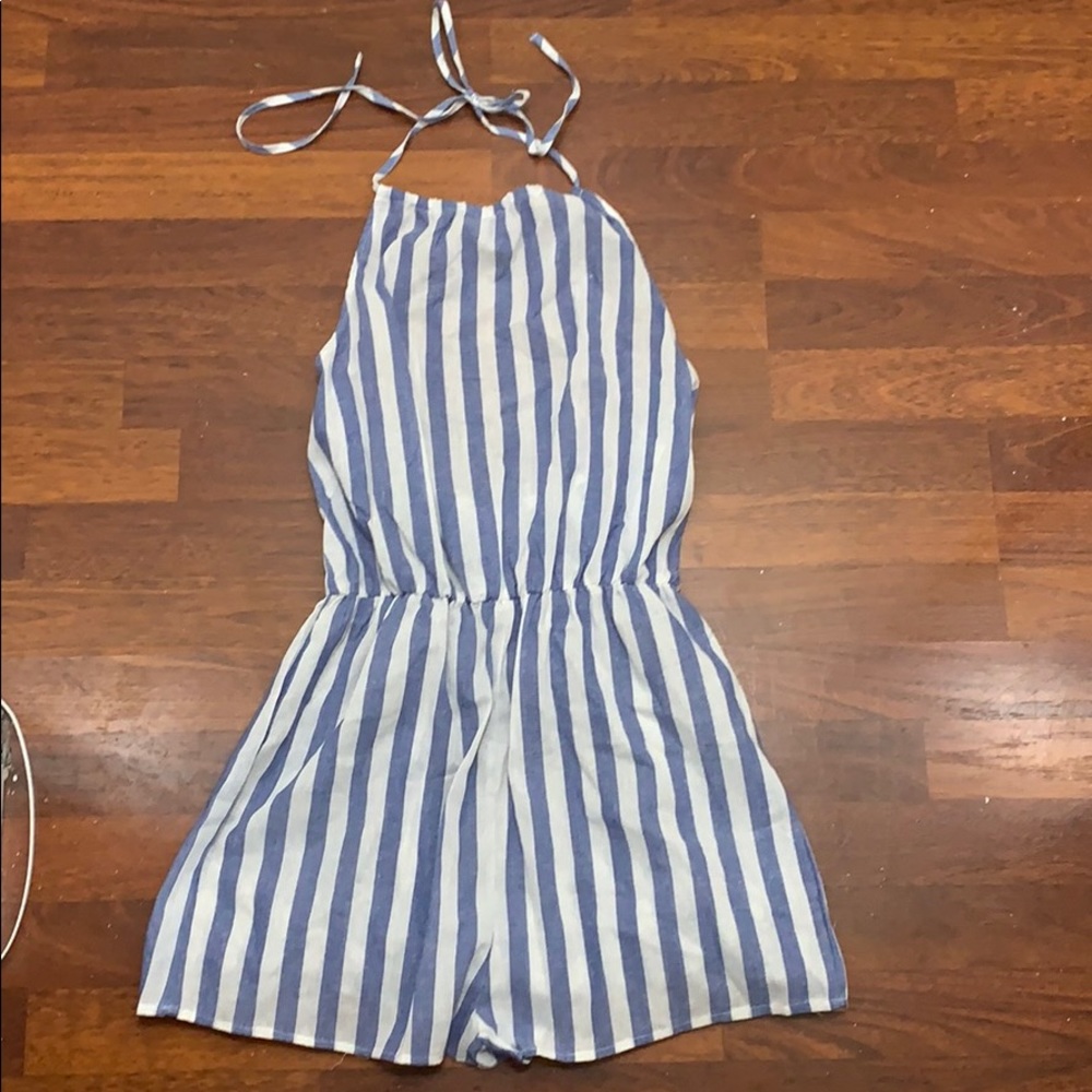 Striped romper